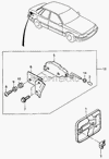 Фото Механизм открывания лючка бензобака General Motors 96101049 General Motors