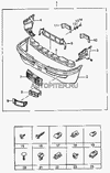 Фото ПРОКЛАДКА РЕШЕТКИ РАДИАТОРА General Motors 96162256 General Motors