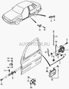 Фото ЗАМОК ДВЕРИ DAEWOO ESPERO ПЕРЕДНИЙ ЛЕВЫЙ General Motors 96209640 General Motors