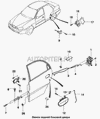 Фото Тяга наружной ручки за�дней двери General Motors 96304110 General Motors