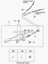 Фото Рычаг стояночного тормоза CHEVROLET: LANOS (T100) General Motors 96304484 General Motors