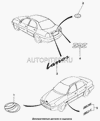 Фото Эмблема CHEVROLET LANOS SEDAN крышки багажника надпись General Motors 96379422 General Motors