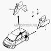 Фото Обшивка задней правой арки General Motors 96563351 General Motors