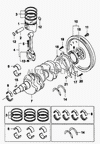 Фото Вкладыши шатунные Matiz 96612214 (0.50) General Motors 96612214 General Motors