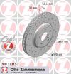 Фото Диск тормозной (Диск тормозной BS AUDI SPORT Z) Zimmermann 100333152 Zimmermann