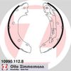 Фото Колодки торм-е CITROEN: JUMPER c бортовой платформой 94-02, JUMPER c бортовой платформой 02-, Zimmermann 109901128 Zimmermann