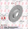 Фото Диск тормозной спортивный передний BMW 3-СЕРИЯ E36 1991-1998 Zimmermann 150129152 Zimmermann