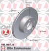 Фото ТОРМОЗНОЙ ДИСК ПЕРЕДНИЙ: E 90F30/20 312 24 Zimmermann 150346720 Zimmermann