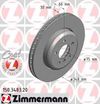 Фото ТОРМОЗНОЙ ДИСК ПЕРЕДНИЙ: F 10 ПЕРЕДНИЙ Zimmermann 150348320 Zimmermann