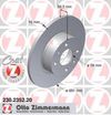 Фото Диск тормозной BS FIAT Coat Z Zimmermann 230235220 Zimmermann