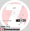 Фото Колодки тормозные VOLKSWAGEN TOUAREG 02- передние Zimmermann 240981703 Zimmermann