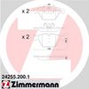 Фото Колодки тормозные FR Е90,Е91,Е92,Х1,E60,Е65,F10 Zimmermann 242552001 Zimmermann