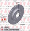 Фото Диск тормозной OPEL/SAAB/FIAT Coat Z Zimmermann 430149620 Zimmermann