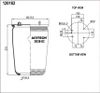 Фото Пневморессора 8362 без стакана без отбойника Airtech 383602P Airtech