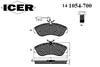 Фото колодки торм.пер. Jumper/Ducato/Boxer 94-02 Icer 141054700 Icer