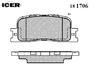 Фото Колодки тормозные Toyota Camry V30 ICER Icer 181706 Icer
