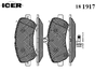 Фото Колодки тормозные дисковые Mercedes-Benz GLK-class Icer 181917 Icer