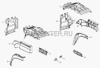 Фото Крыло кабины верхнее правое FOTON 3251 Foton 1B24984300018 Foton