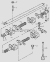 Фото Коромысло клапана выпуск Foton 1049A 1069 1099 1138 Foton T4115R306 Foton
