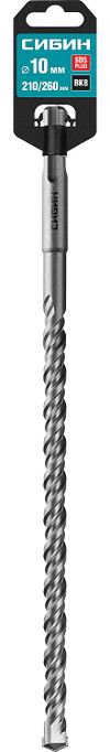 Фото СИБИН 10 х 260 мм, SDS-plus бур (29312-260-10) Сибин 2931226010 Сибин