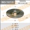 Фото Диск тормозной Toyota COROLLA AXIO, FIELDER/ NZE14# передний Masuma Masuma BD1213 Masuma