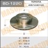 Фото Диск тормозной TOYOTA PRADO перед. Masuma BD1220 Masuma