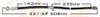 Фото ШЛАНГ ТОРМОЗНОЙ MASUMA T /REAR/ CAMRY, VISTA SV35 Masuma BH3212 Masuma