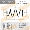 Фото пружина передняя!\ Toyota Corolla/Fielder 00- Masuma CS1009 Masuma