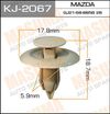 Фото Клипса Ford Escape,Mazda Tribute 2000-2006 Masuma KJ2067 Masuma