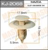 Фото Клипса крепежная  "Masuma"   2068-KJ Masuma KJ2068 Masuma