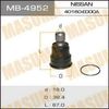 Фото *ОПОРА ШАРОВАЯ NISSAN JUKE 2010-/TIIDA 2007-2014/2015- Masuma MB4952 Masuma