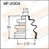 Фото Пыльник шрус Masuma 21*72*85 Masuma MF2004 Masuma