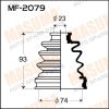 Фото Пыльник шруса внутреннего SPECTRA Masuma MF2079 Masuma