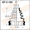 Фото Пыльник шруса внутренний Masuma MF2188 Masuma