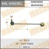 Фото Стойка (линк) стабилизатора CHEVROLET Masuma MLK505L Masuma