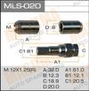 Фото Гайка колеса M12*1.25 под шестигранник для литья комплект 20шт+переходник Masuma MLS020 Masuma