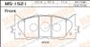 Фото Колодки тормозные TOYOTA Camry(V40,V50)(с 2006г,с 2011г) передние MASUMA к-т Masuma MS1521 Masuma