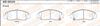 Фото Колодки дисковые MASUMA  ODYSSEY/ RB1, RB2 front (1/12) Masuma MS8509 Masuma