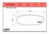 Фото Колодки TOYOTA LC200  ( 04466-YZZE9 ) задние VVV KTD205 VVV