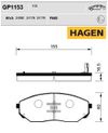 Фото Колодки тормозные дисковые GP1153 Sangsin GP1153 Sangsin