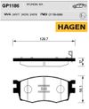 Фото Колодки торм.пер. Premium brake pads HAGEN SANGSIN GP1186 Sangsin GP1186 Sangsin