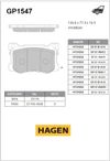 Фото Колодки тормозные, передние HYUNDAI ELANTRA V (MD,UD,GD) (2010- )/ VELOSTER (2011- ) Sangsin GP1547 Sangsin