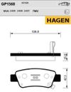 Фото Колодки торм.зад. HAGEN Sangsin GP1568 Sangsin