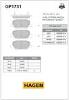 Фото КОЛОДКИ ТОРМОЗНЫЕ ЗАДНИЕ Outlander III 4605B070 Sangsin GP1731 Sangsin