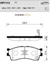 Фото Колодки тормозные передние, SANGSIN BRAKE, HARDRON, HP1113 Sangsin HP1113 Sangsin