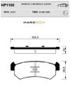 Фото Колодки тормозные задние, SANGSIN BRAKE, HARDRON, HP1160 Sangsin HP1160 Sangsin