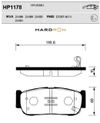 Фото Колодки тормозные задние HP1178 Hardron Sangsin HP1178 Sangsin
