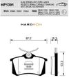 Фото Колодки тормозные задние, SANGSIN BRAKE, HARDRON, HP1391 Sangsin HP1391 Sangsin