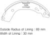 Фото Колодки тормозные HYUNDAI Getz(TB) задние барабанные SANGSIN к-т Sangsin SA132 Sangsin
