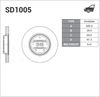 Фото SD1005 Диск тормозной Sangsin Brake Sangsin SD1005 Sangsin